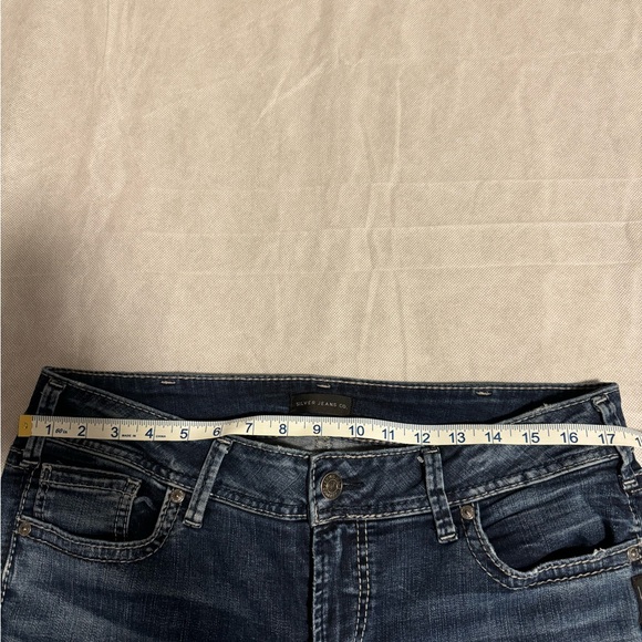 Ladies Silver jeans. W32/L32. Elyse Straight - Picture 3 of 6